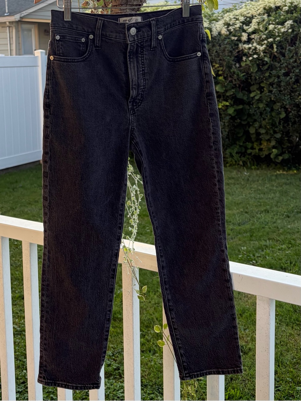Madewell Black High-Rise Ankle Jeans